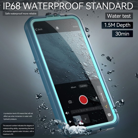 For Samsung S25+ Phone Waterproof case